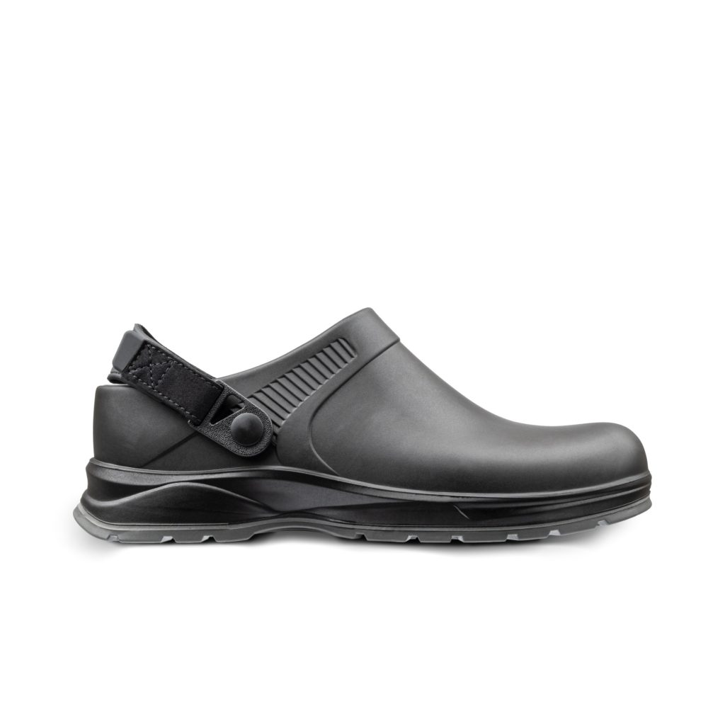 REBEL Cruiza Medi-Pro Slip-on Clog Black and Grey