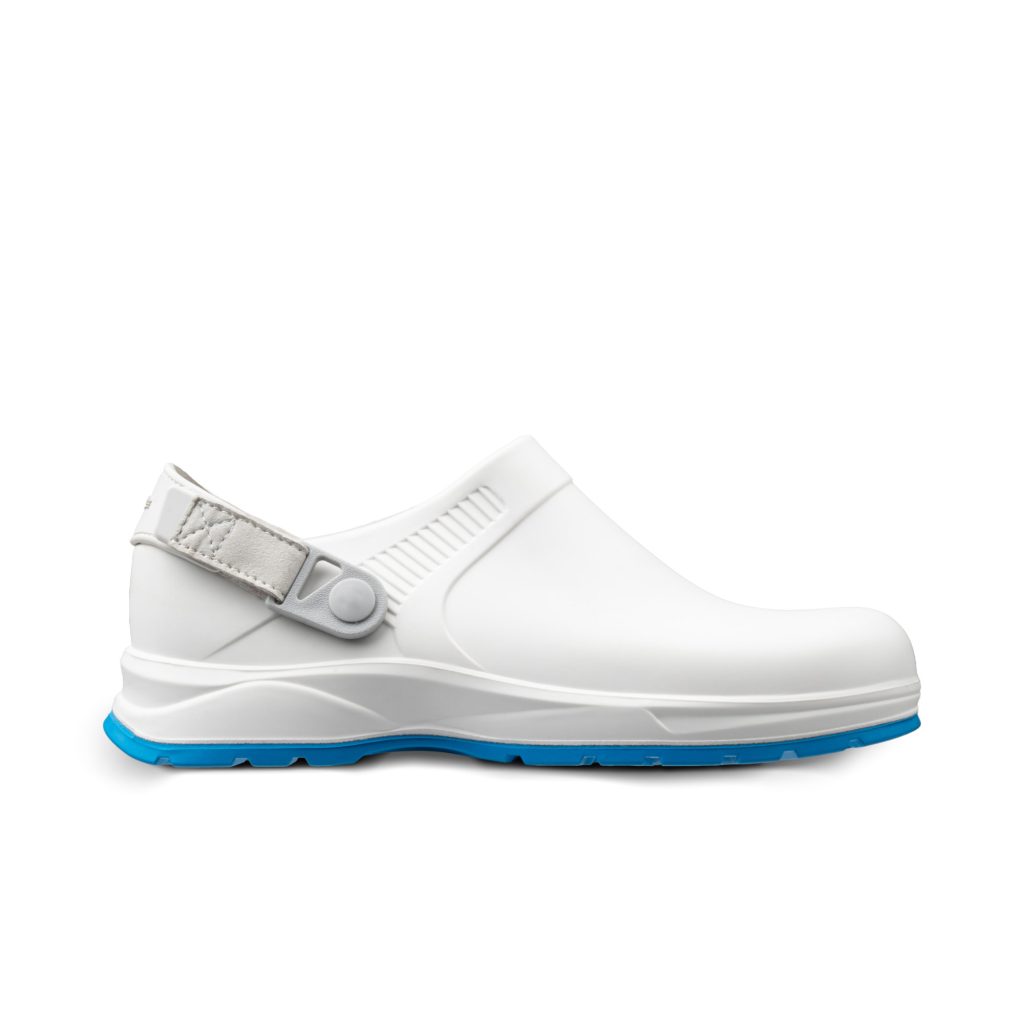 REBEL Cruiza Medi-Pro Slip-on Clog White and Blue