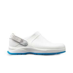 REBEL Cruiza Medi-Pro Slip-on Clog White and Blue