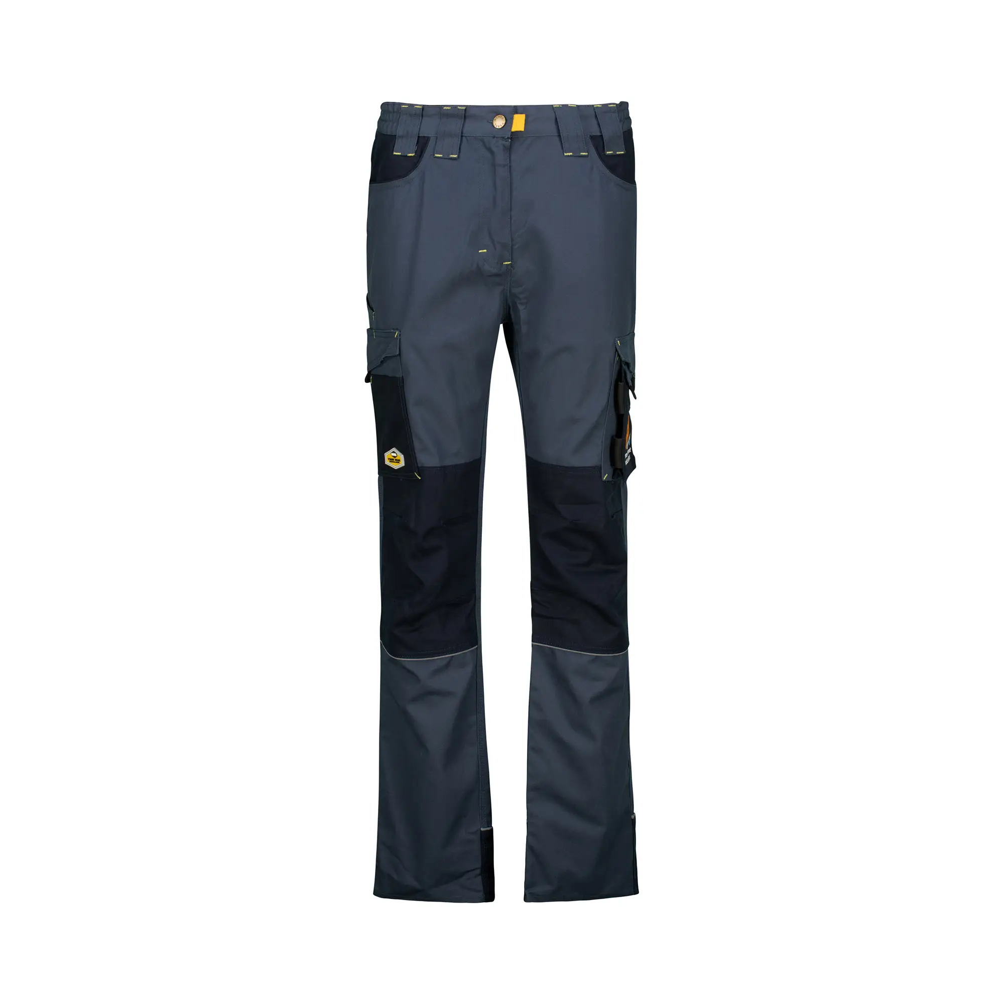 REBEL Ladies Tech Gear Acid Flame Trousers Airforce Blue - Image 6