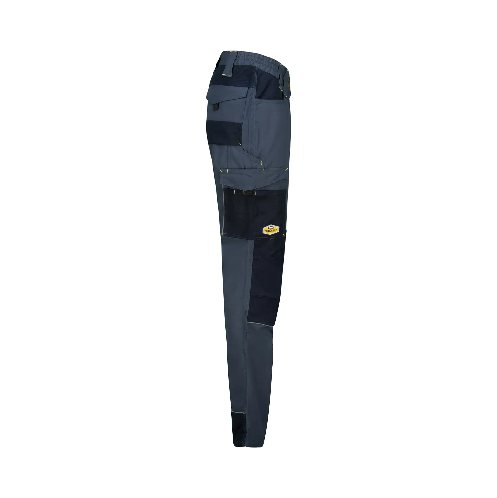 REBEL Ladies Tech Gear Acid Flame Trousers Airforce Blue - Image 7